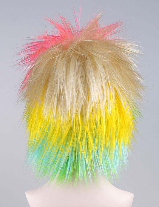 ファンキーなパンク収集女性用かつら 複数の色コスプレ・ハロウィンかつら 割増空気を通すCaplessなキャップH-346