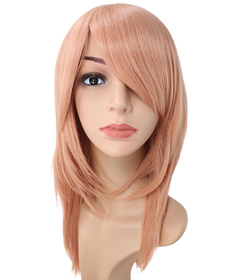 レディースファッション C-071 ロングストレート C-ワインレッド コスプレヒートスタイラブルウィッグ