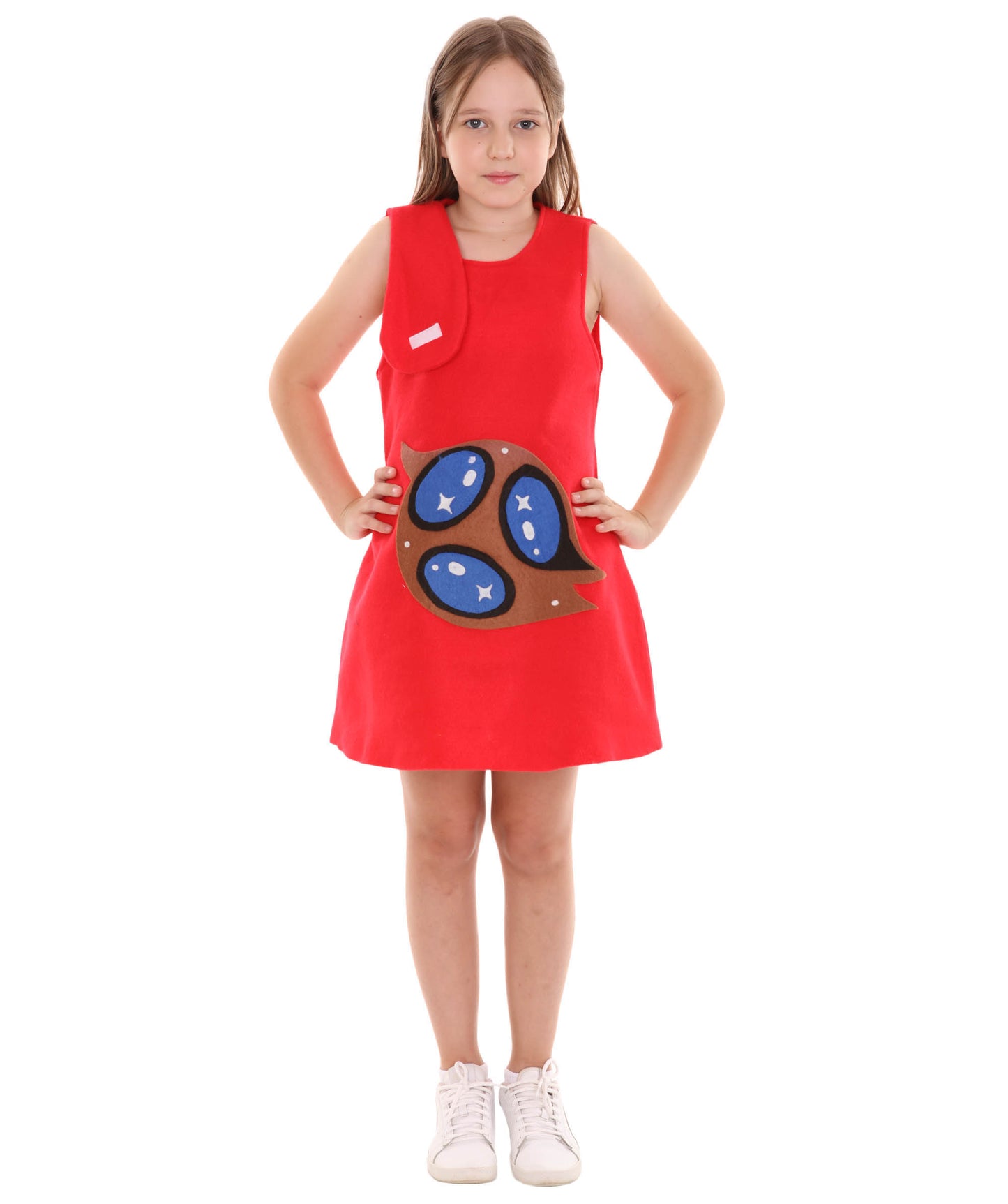 子供用 JCO-234(Kids) 祝賀 トロール ドレス コスチューム レッド コスプレコスチューム