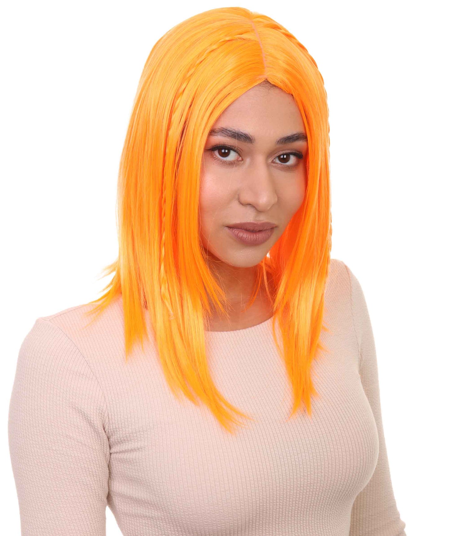 Wigs2you ハロウィンパーティープレミアム H-892 スワンプクイーンウィッグ パンプキンオレンジ色