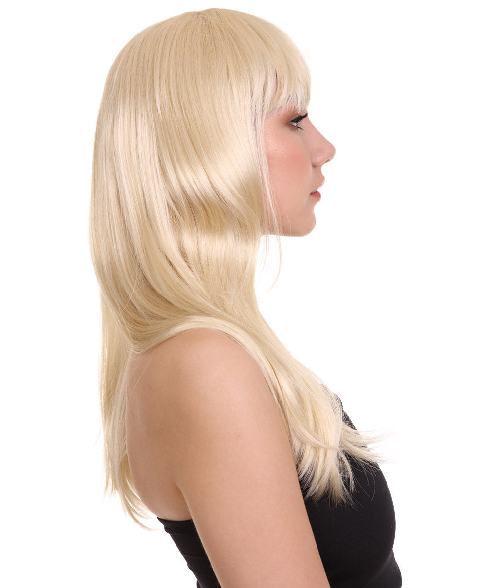 Wigs2you ハロウィン パーティー プレミアム レディース H-1059 とても快適なグラマー グリーン ウィッグ Lt ブロンド カラー