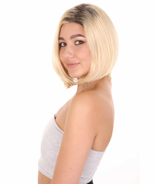 女性用ドクター フー 13代目ドクター ブロンドウィッグ H-4566 TV/映画ウィッグ プレミアム通気性キャップレスキャップ HW-3563