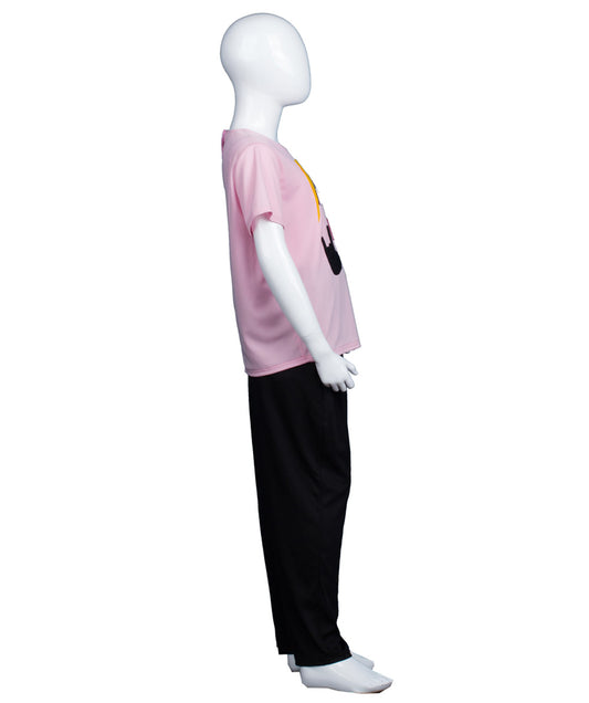 子供用 JCO-177(Kids)_4 プレジデント ロゴ Tシャツ ライト ピンク コスプレ コスチューム
