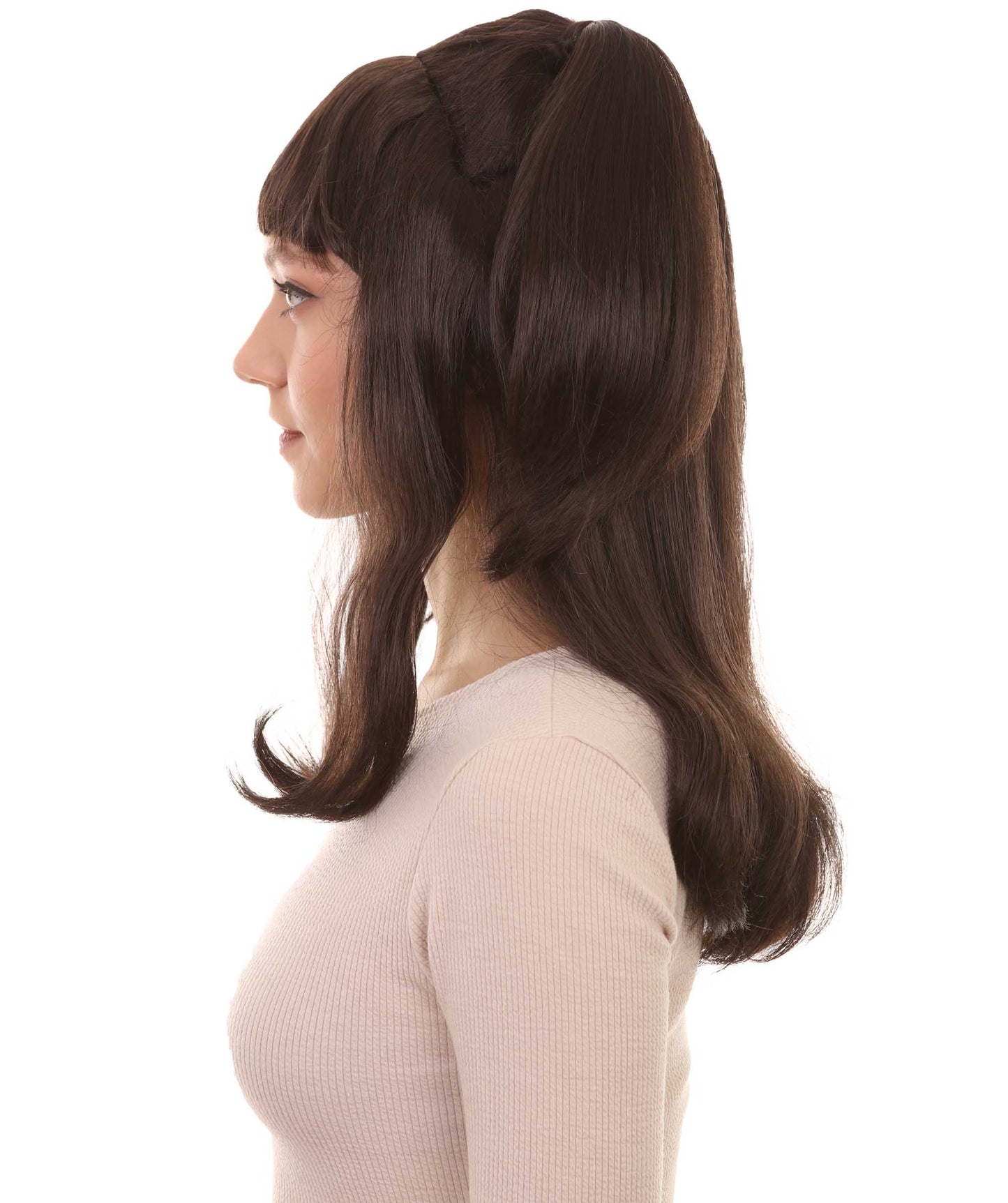 Wigs2you ハロウィンパーティープレミアム レディース H-809 バナナエンジェルウィッグ ダークブラウン色
