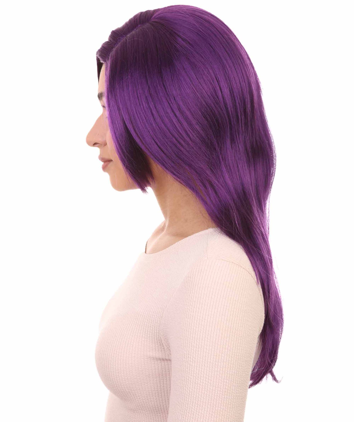 Wigs2you ハロウィンパーティープレミアム H-943 3レイヤーのパーティーガールウィッグ バイオレットカラー