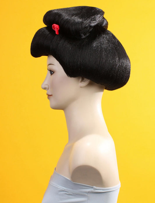 ハロウィンパーティープレミアムレディース H-115 ハローブラックウィッグ ファンシーキャラクターファッションウィッグ