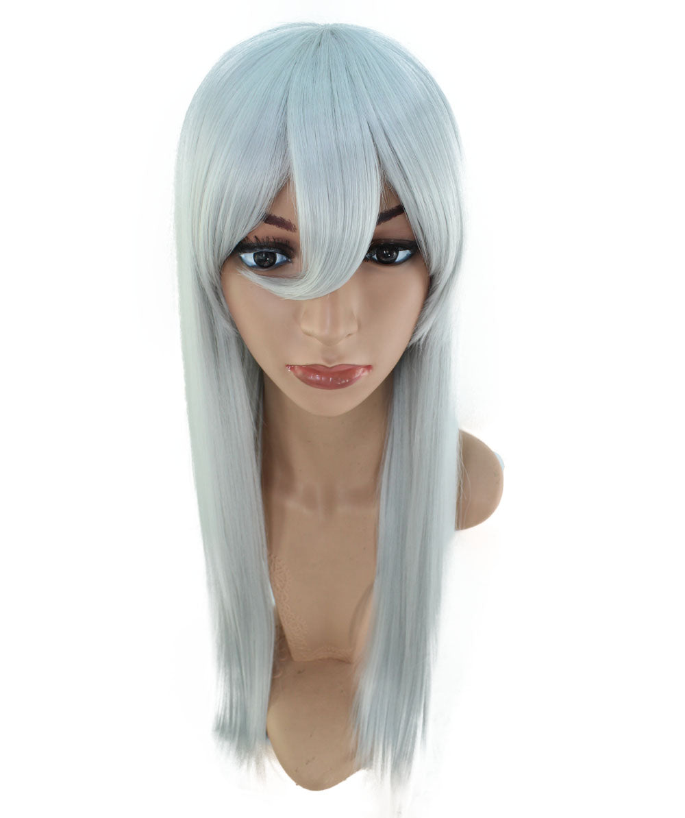 レディースファッション C-016 ロングストレート C-シアン コスプレ ヒートスタイルウィッグ