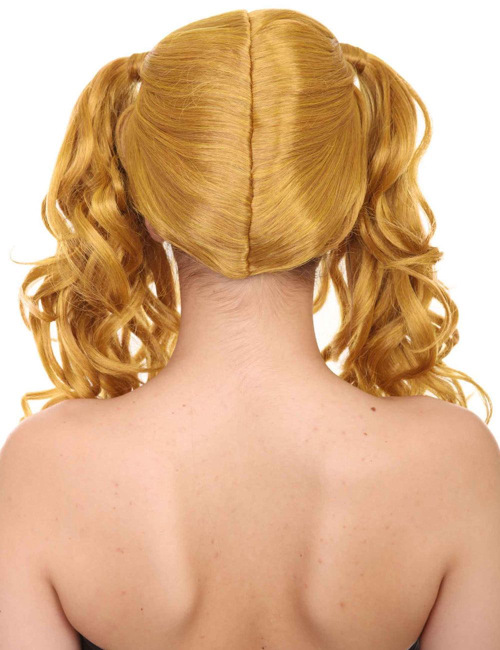 Wigs2you ハロウィンパーティー プレミアム レディース H-765 ドリー ピグテール ウィッグ ゴールドカラー