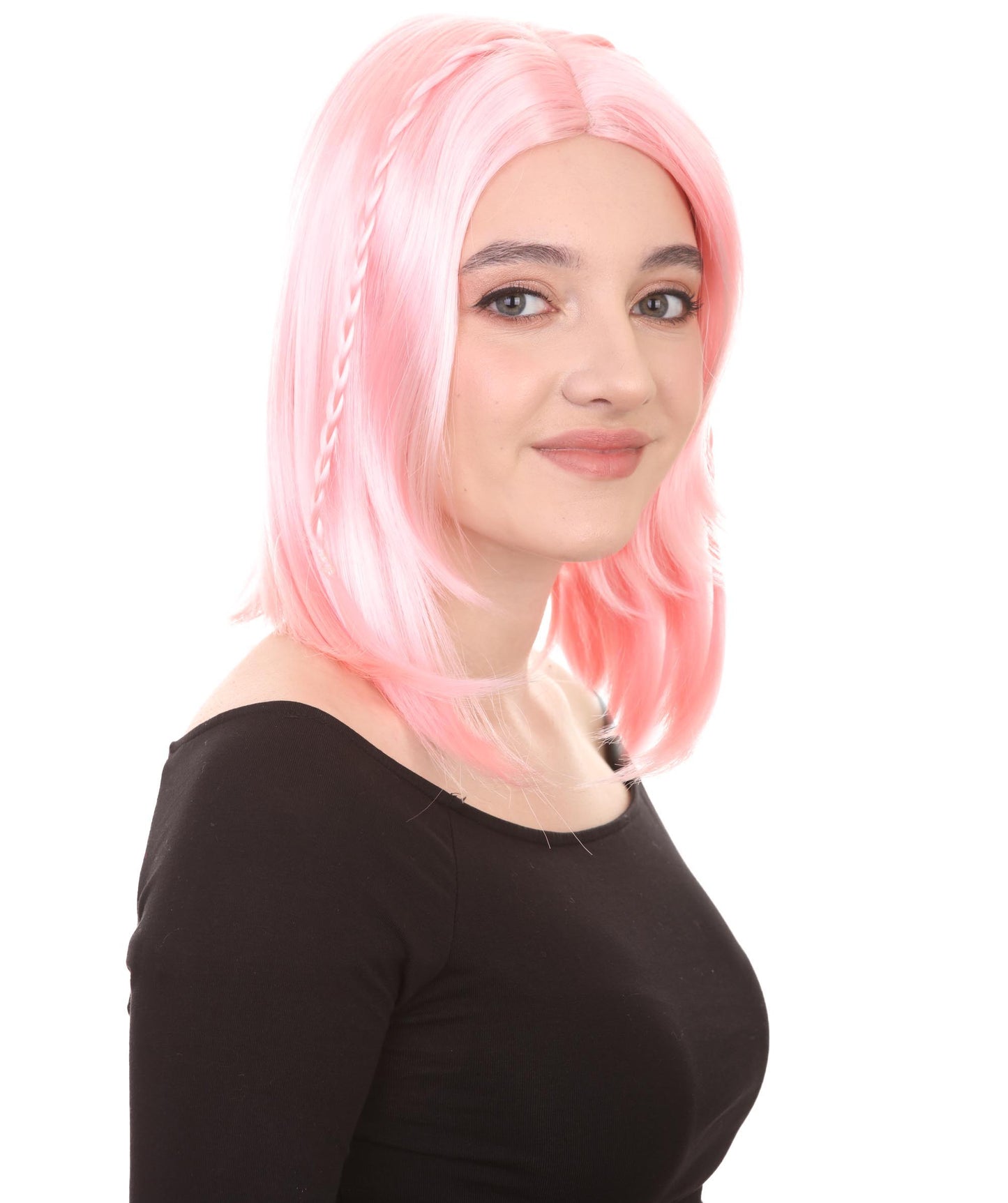 Wigs2you ハロウィンパーティープレミアム レディース H-904 スワンプクイーンウィッグ ソフトピンク色