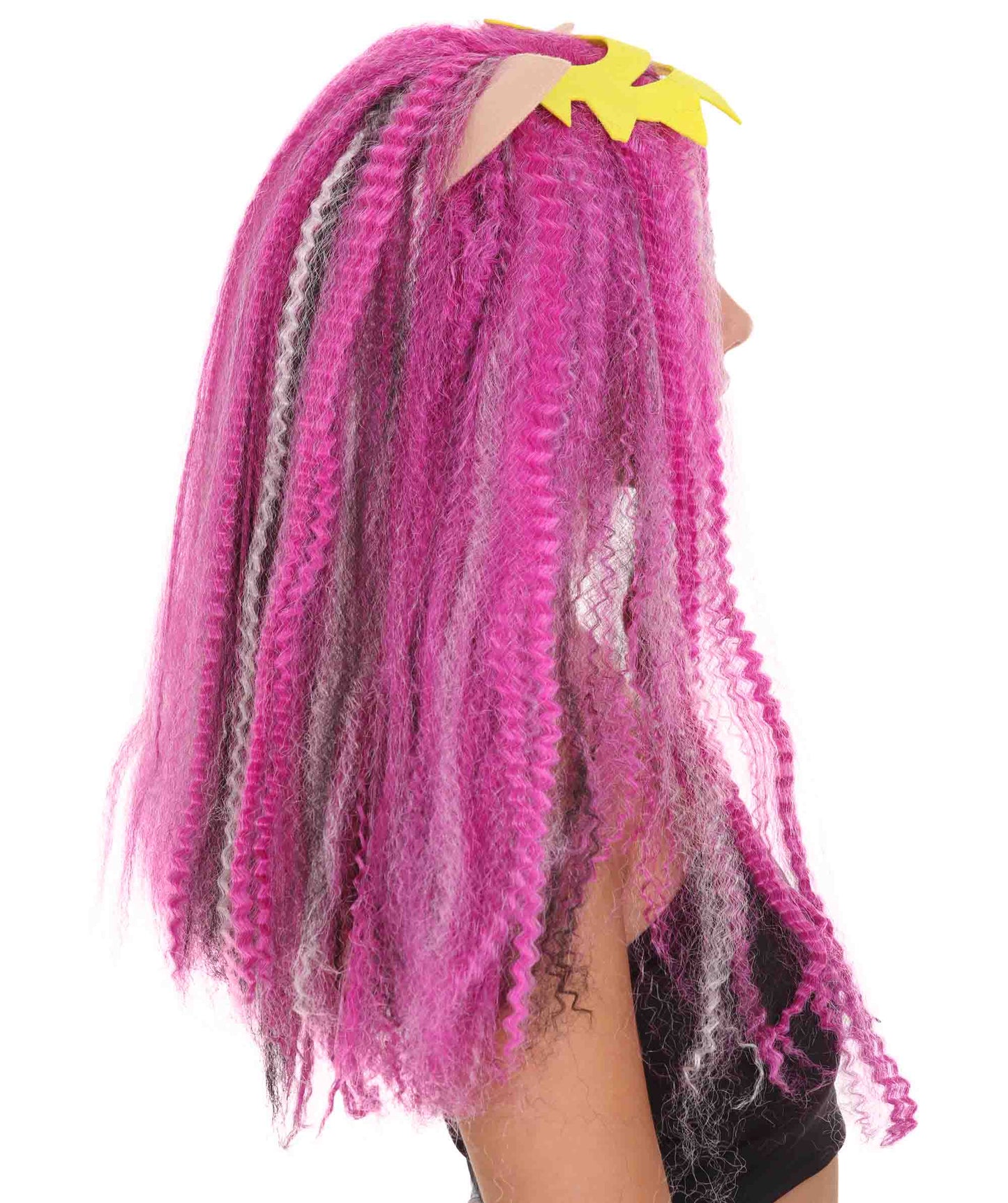 Wigs2youハロウィンパーティープレミアムレディースH-1869 着けやすい 非常に快適 新しいモンスターハイエレクトリファイドClawdeenコスプレウィッグ
