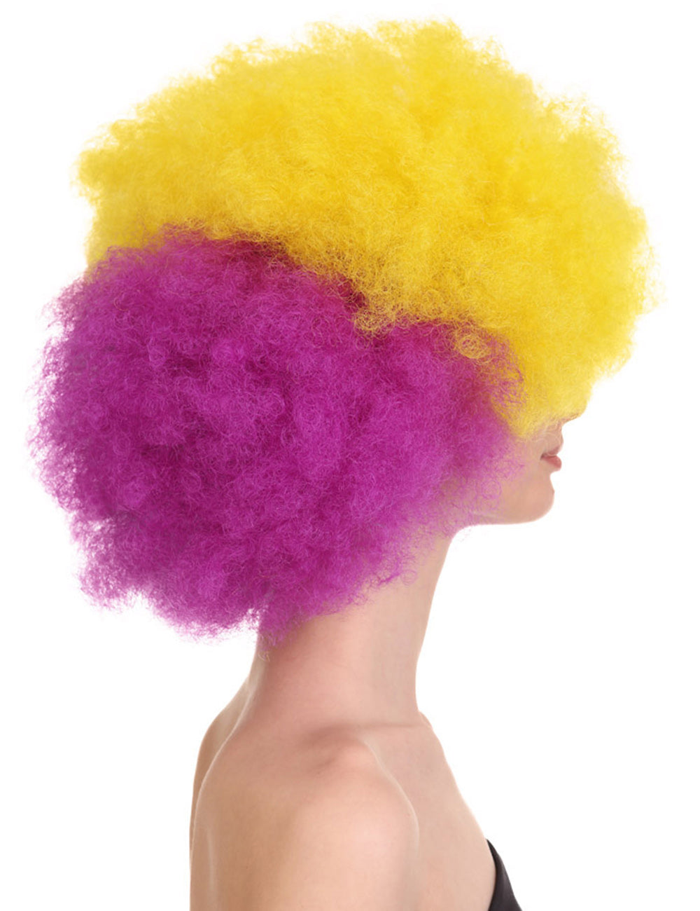 Wigs2you ハロウィン パーティー プレミアム H-1446 簡単に着用でき 快適なフィット感の女性カーニバル マルディグラ トライ ジャンボ アフロ スタイル マルチカラー ウィッグ