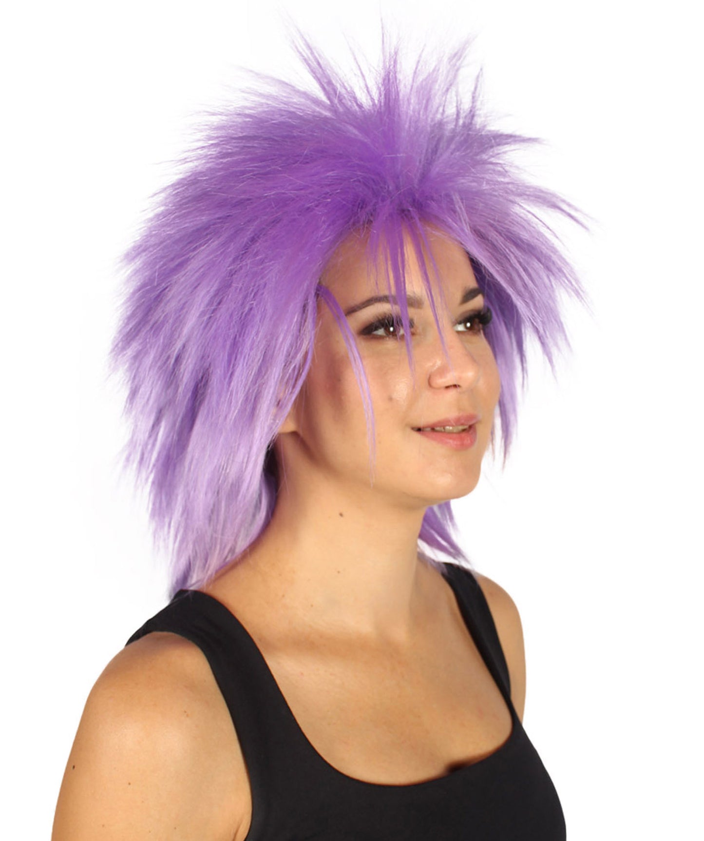 Wigs2you ハロウィンパーティープレミアムレディース H-1693 着け心地が良い とても快適 ファンキーパンク ライラックウィッグ