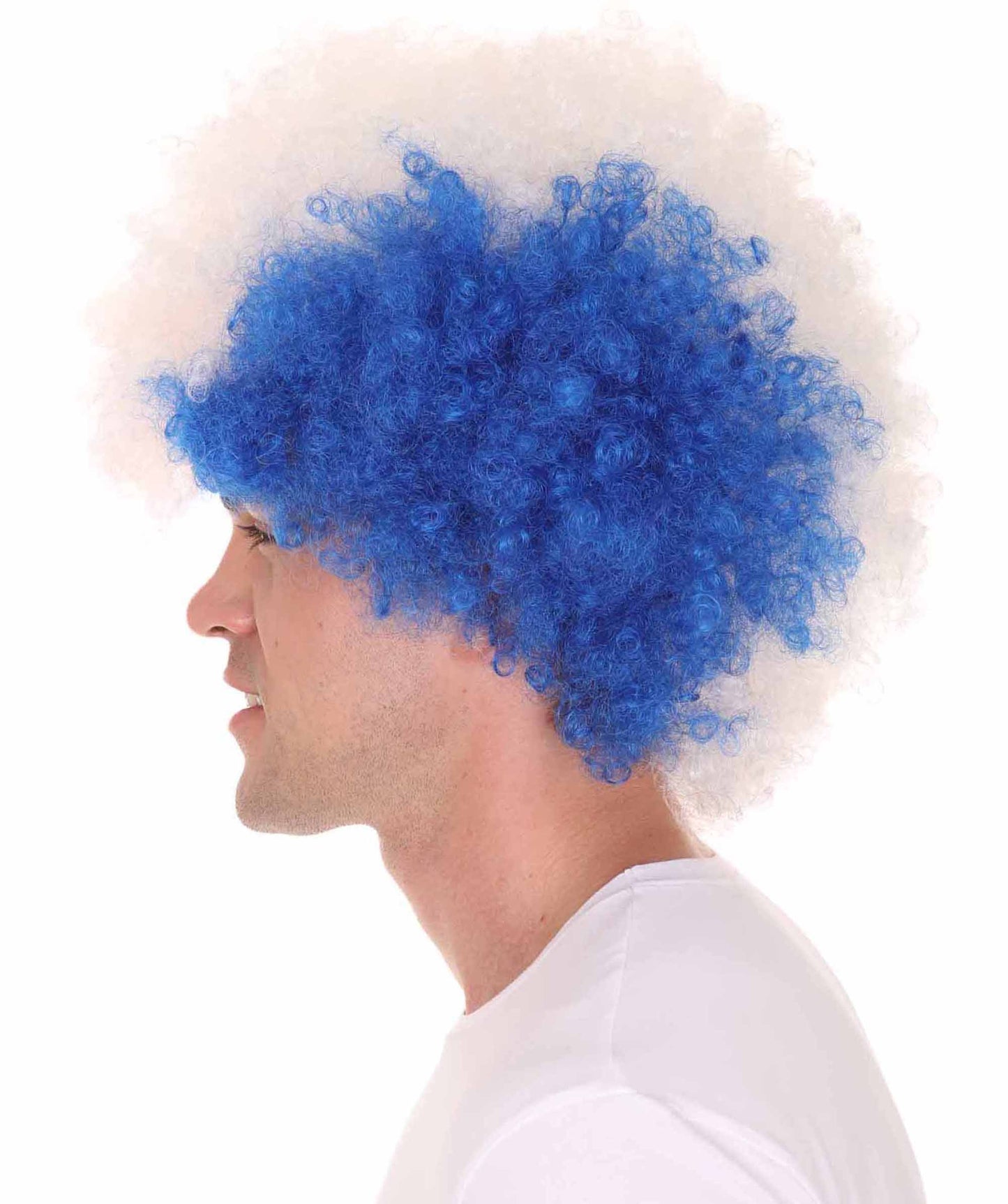 Wigs2you ハロウィンパーティープレミアム メンズ H-650 スーパーアフロウィッグ ミックスマルチカラー
