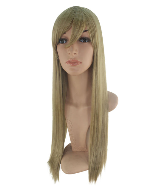 レディースファッション C-016 ロングストレート C-シアン コスプレ ヒートスタイルウィッグ