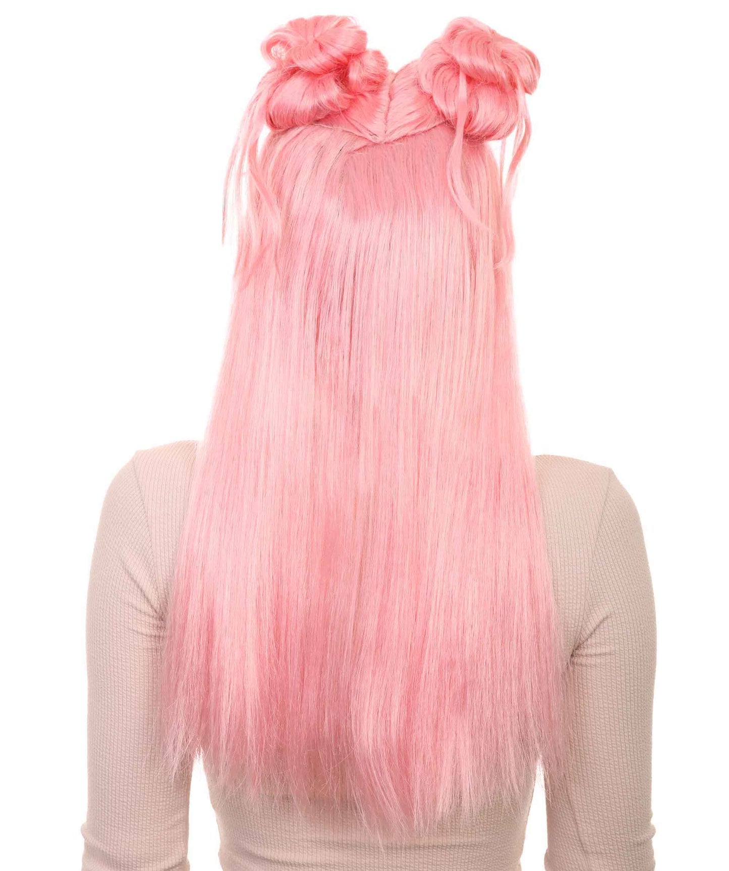 Wigs2you ハロウィン パーティー プレミアム レディース H-1199 快適なフィット感のピーチ アジアン プリンセス ウィッグ