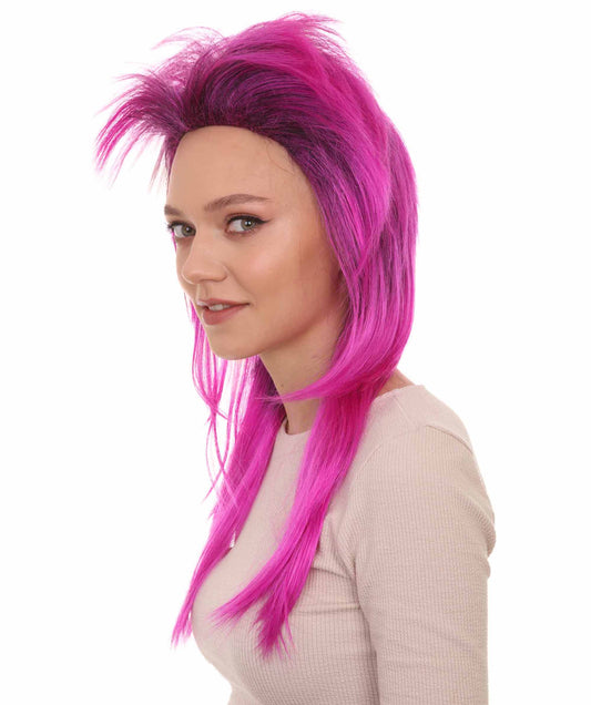 Wigs2youハロウィンパーティープレミアムレディースH-1886 着けやすい 非常に快適 ロックスターウィッグ