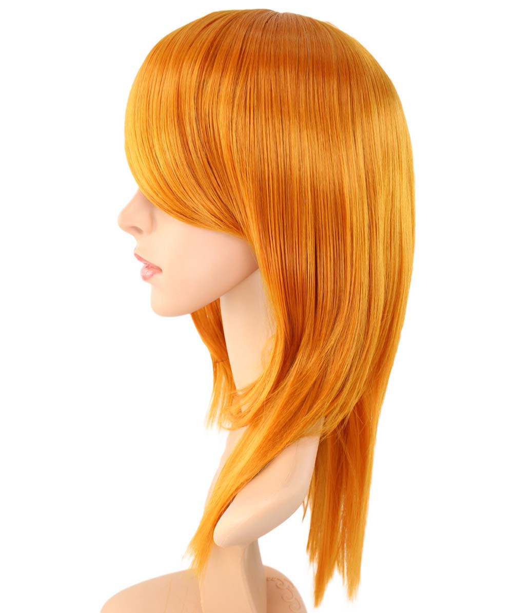 レディースファッション C-071 ロングストレート C-ワインレッド コスプレヒートスタイラブルウィッグ