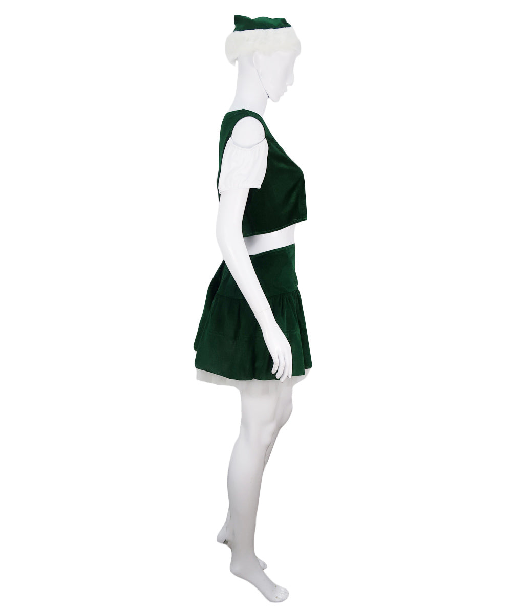 Wigs2you.com JCX-017女性のクリスマス黒色サンタクロースコスチューム,コスプレ衣装 。