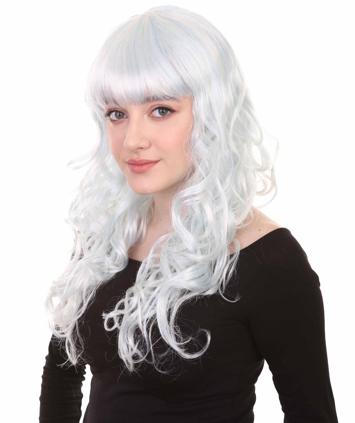 Wigs2you ハロウィンパーティープレミアム H-841 バットマン 女性ジョーカーウィッグ スカイブルー色