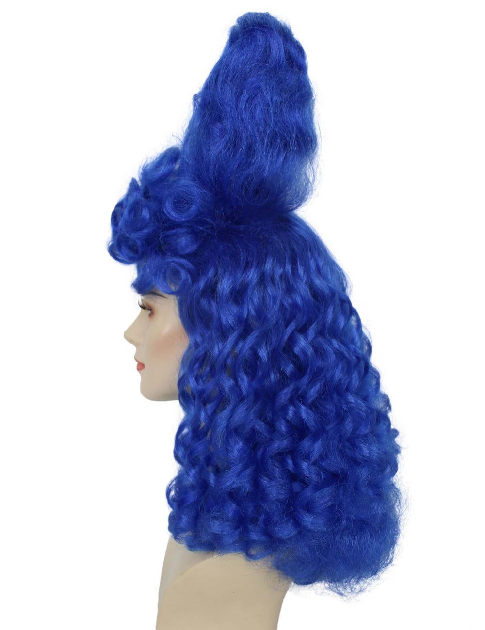 Wigs2you ハロウィンパーティ プレミアムレディース RuPaul Drag Race 青いカーリーハートアップドウィッグ H-5720