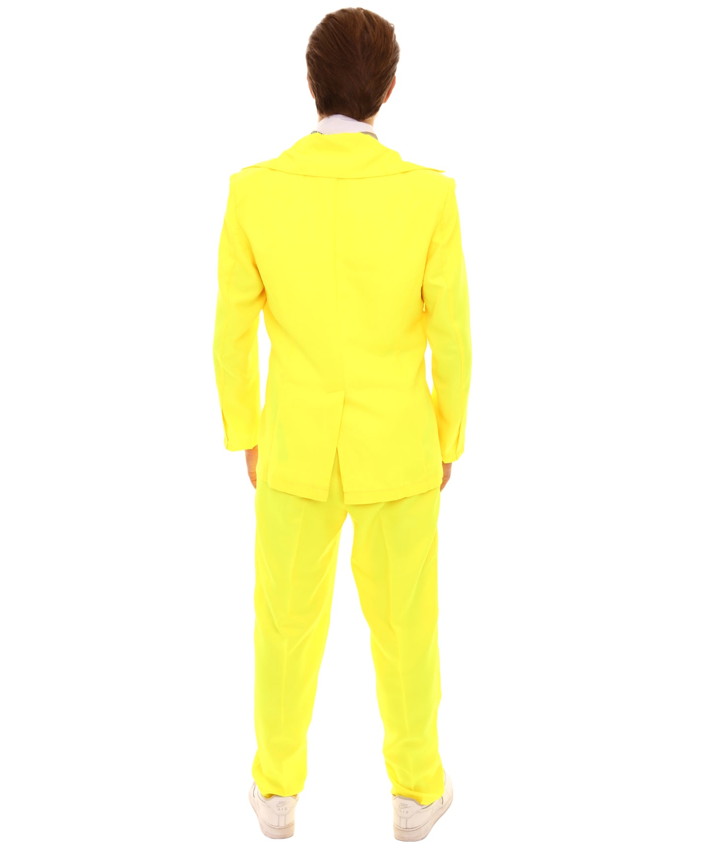 男性用 JCP-002_4 70'sロックスター スーツ コスチューム ディッキーとタイ付き プレミアム イエロー ハロウィンコスチューム