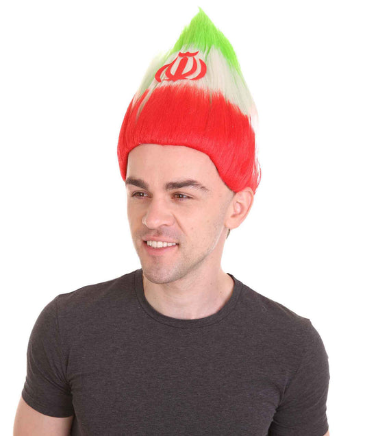 ハロウィーンパーティープレミアムメンズH-3766 イラン トロールウィッグ