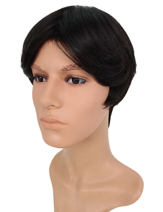 メンズウィッグ | 簡単にボリュームアップ | 薄毛対策 に最適 | 耐熱商品 | ウィッグネット付き WM-027