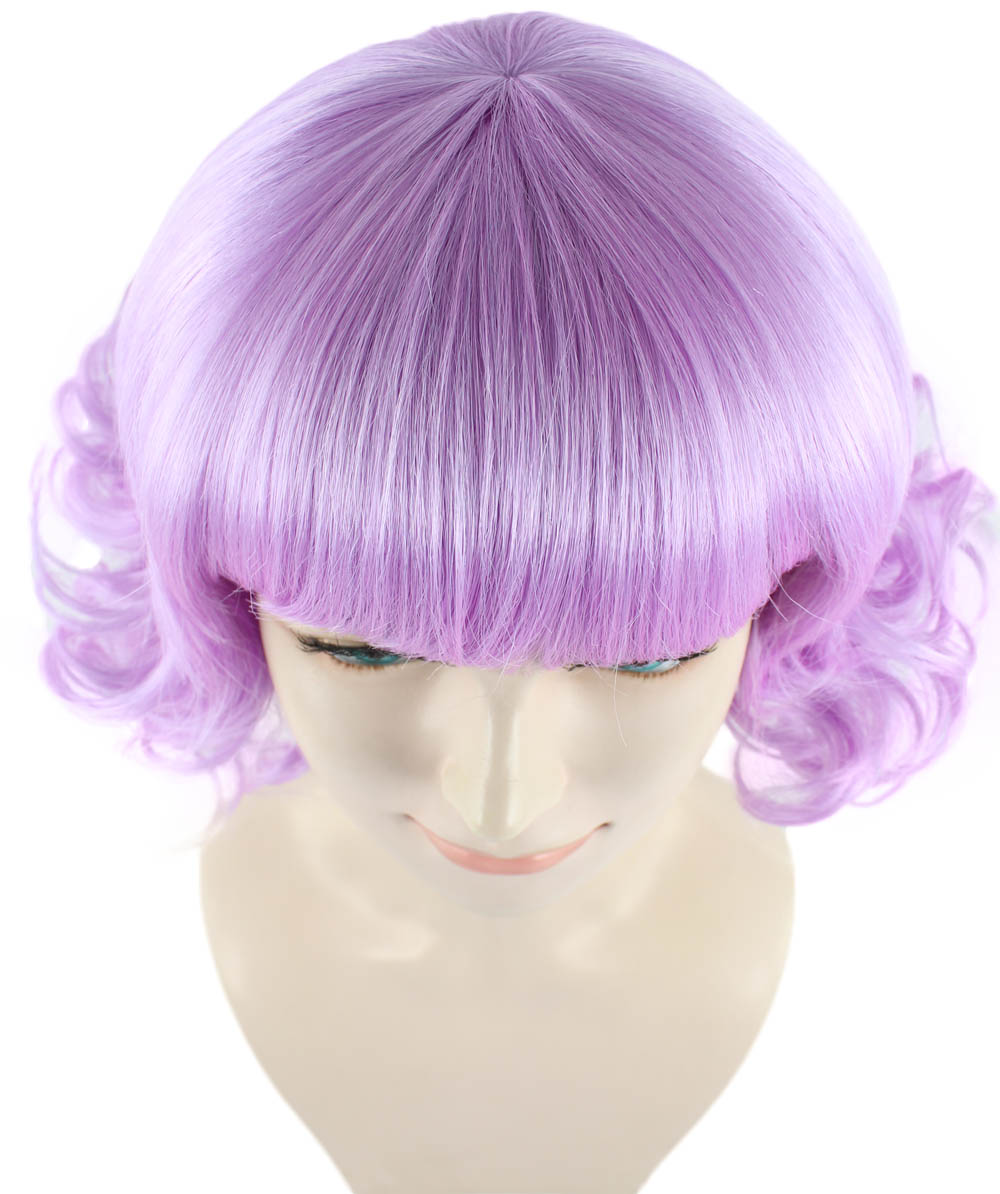 ハロウィンパーティープレミアムレディース H-1354 カーニバルライラック ウェービーウィッグ レディ ファンシーキャラクターファッションウィッグ