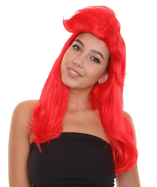 コスプレウィッグ 赤いマーメイドウィッグ H-2679 着用しやすい 現代の女性のための完璧なウィッグの選び方