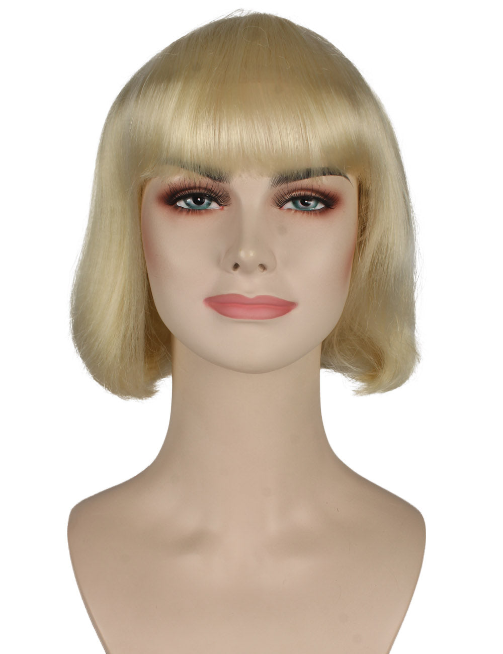 ハロウィンパーティ プレミアムレディース H-5334 ブロンド ショートボブ ウィッグ