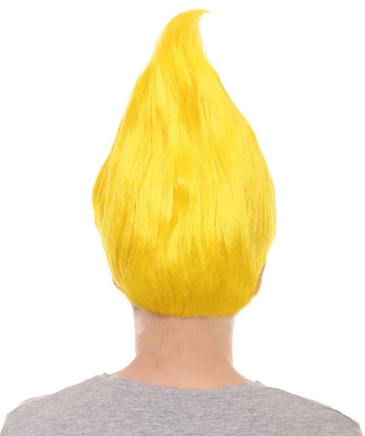 Wigs2you ハロウィンパーティープレミアム メンズ H-634 トロールズウィッグ ネオンイエロー色