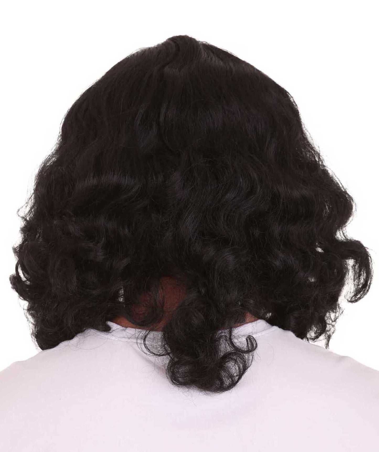 Wigs2you ハロウィンパーティー プレミアム メンズ H-613 銃士ウィッグとヤギひげ ブラックカラー