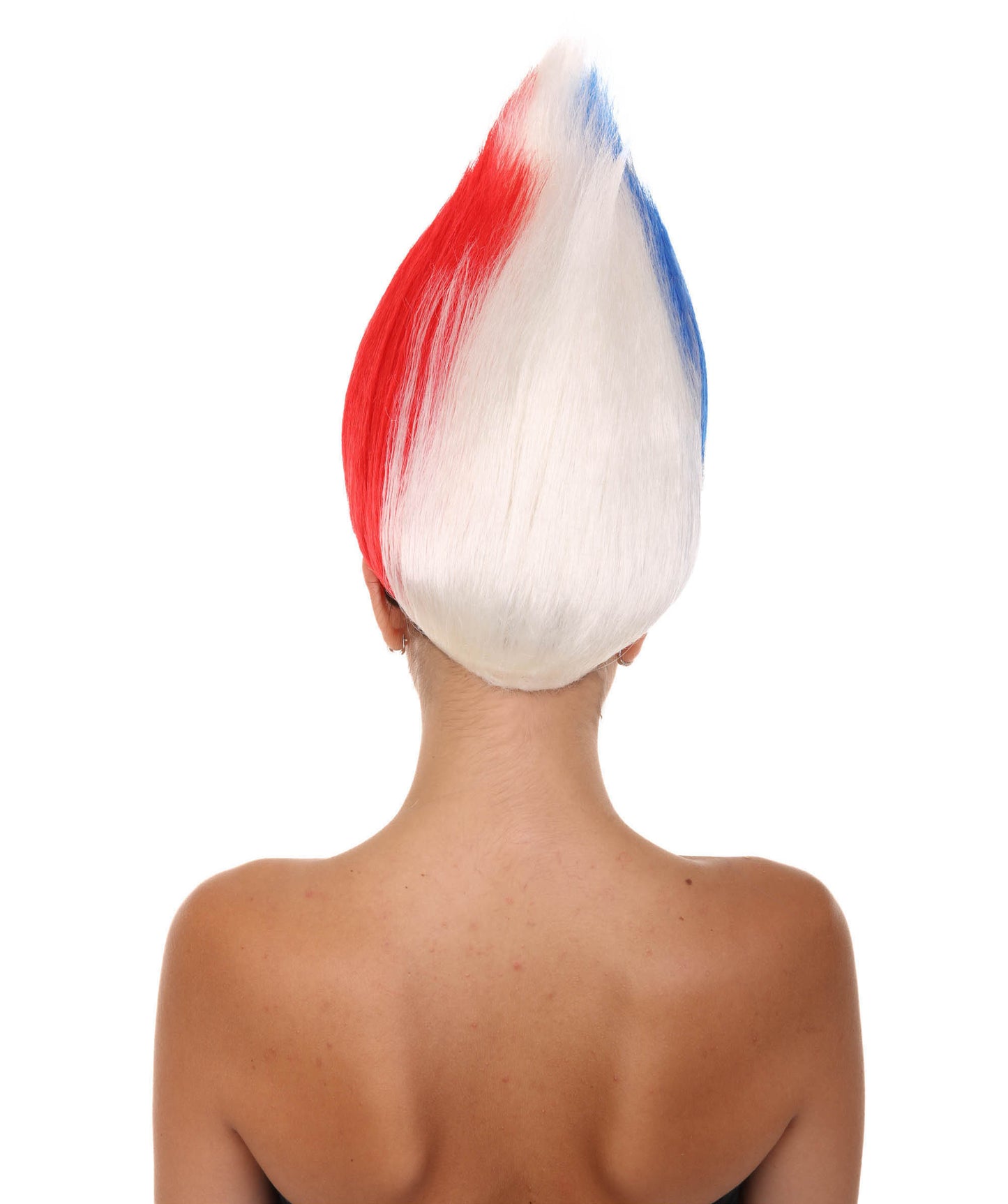 Wigs2you ハロウィンパーティープレミアム H-1791 着け心地が良い とても快適 女性用コスプレウィッグ フランス国旗 トロールズスタイル