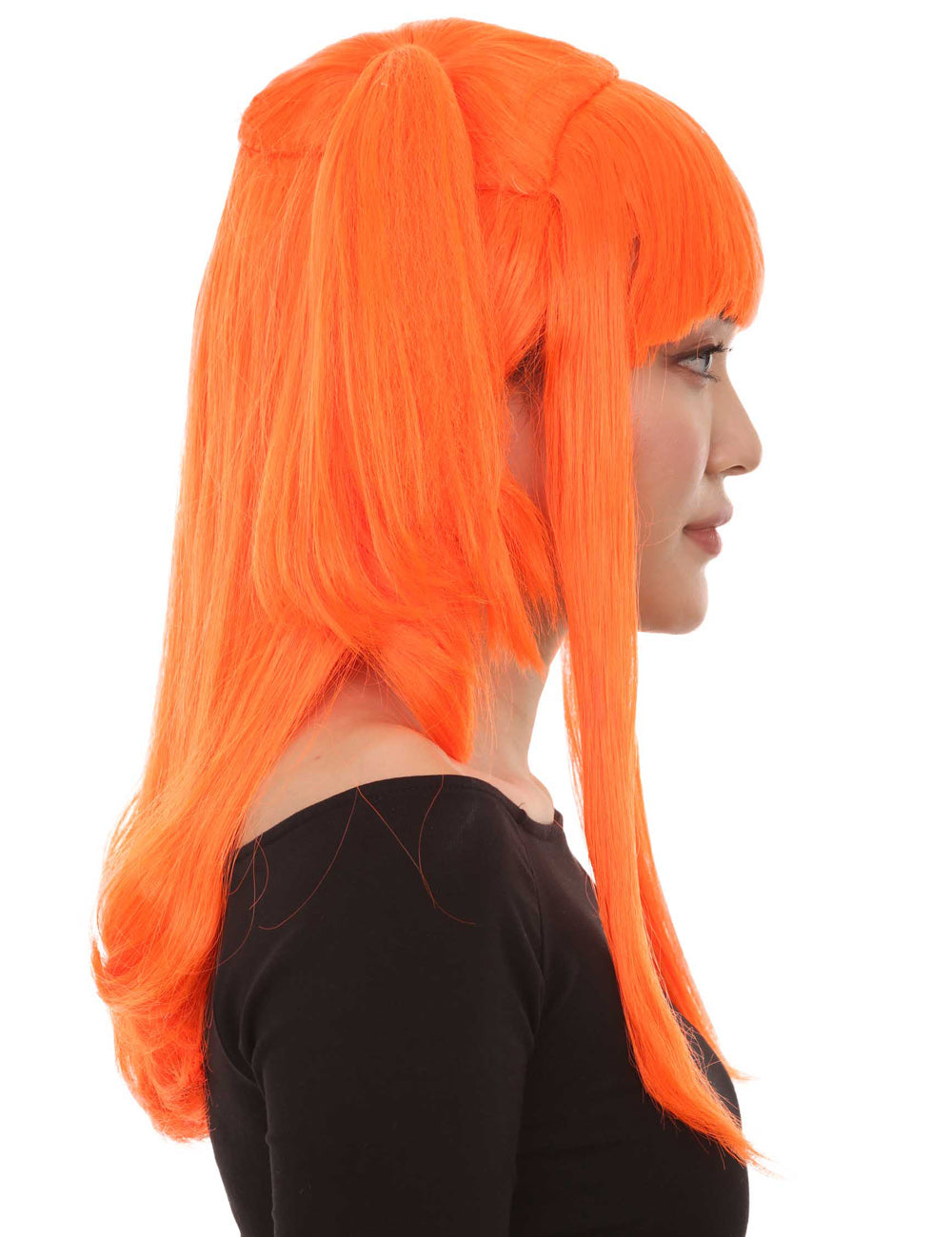 Wigs2you ハロウィンパーティープレミアム レディース H-774 バナナエンジェルウィッグ ネオンオレンジカラー