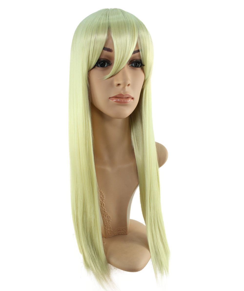 レディースファッション C-016 ロングストレート C-シアン コスプレ ヒートスタイルウィッグ