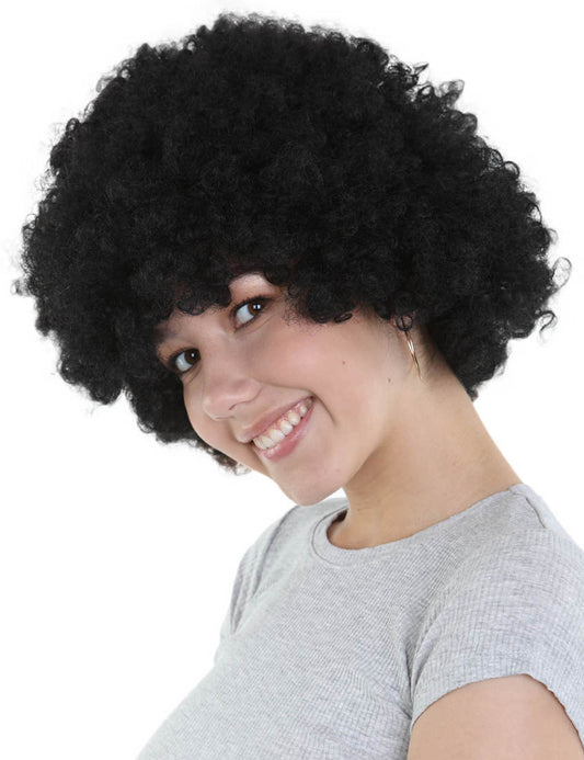 Wigs2you ハロウィンパーティー プレミアム レディース H-669 ブラック アフロ ウィッグ