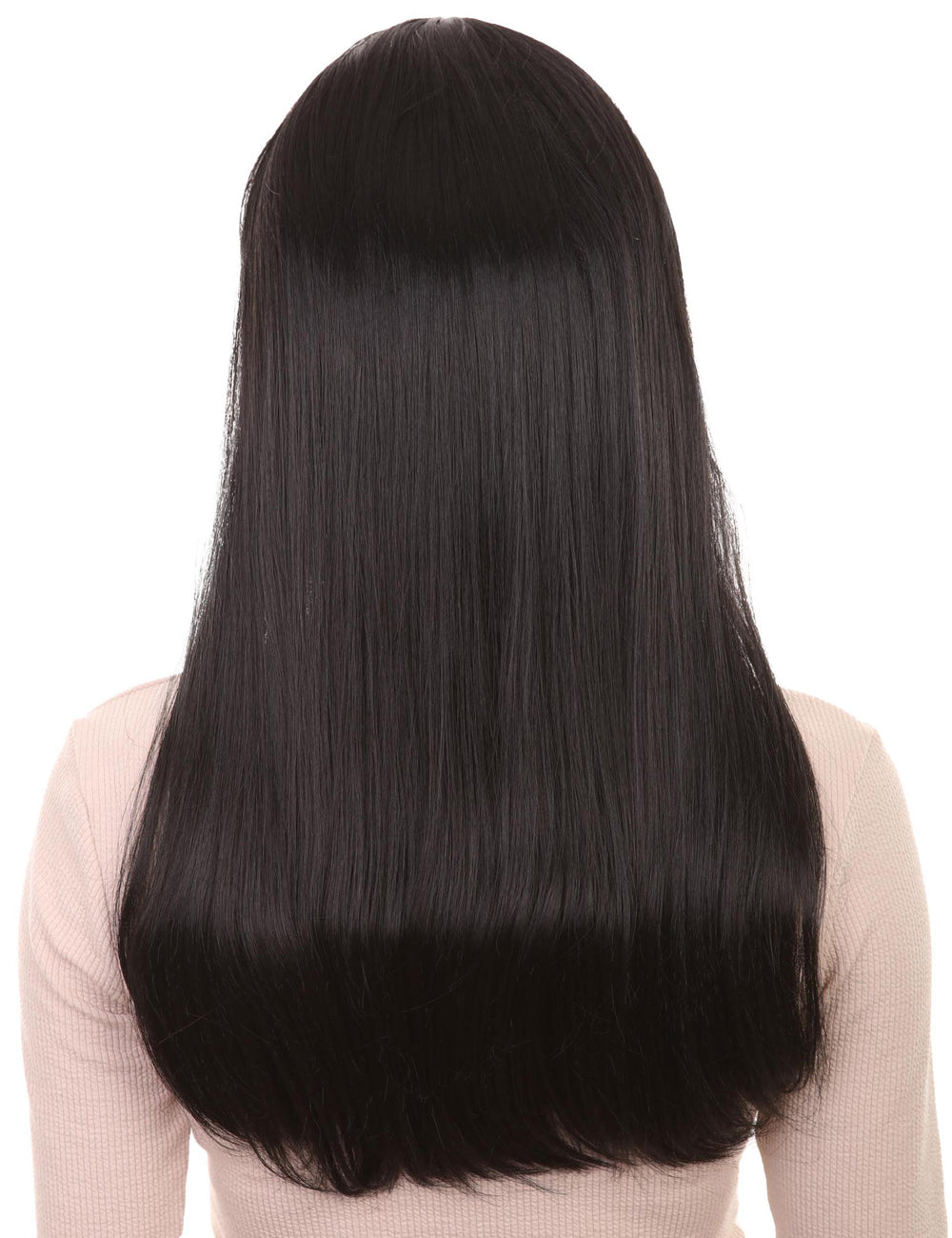 Wigs2you ハロウィン パーティー プレミアム レディース H-665 ロング ブラック ボブ ウィッグ