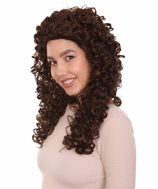 ロングカーリーブギーベイブ レディースウィッグ H-2775 豪華スタイル ハロウィンパーティープレミアムウィッグ