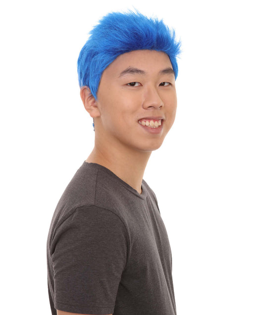 男性 ファンシーブルーウィッグ H-2293 コレクション プレミアム 通気性のあるキャプレスキャップ