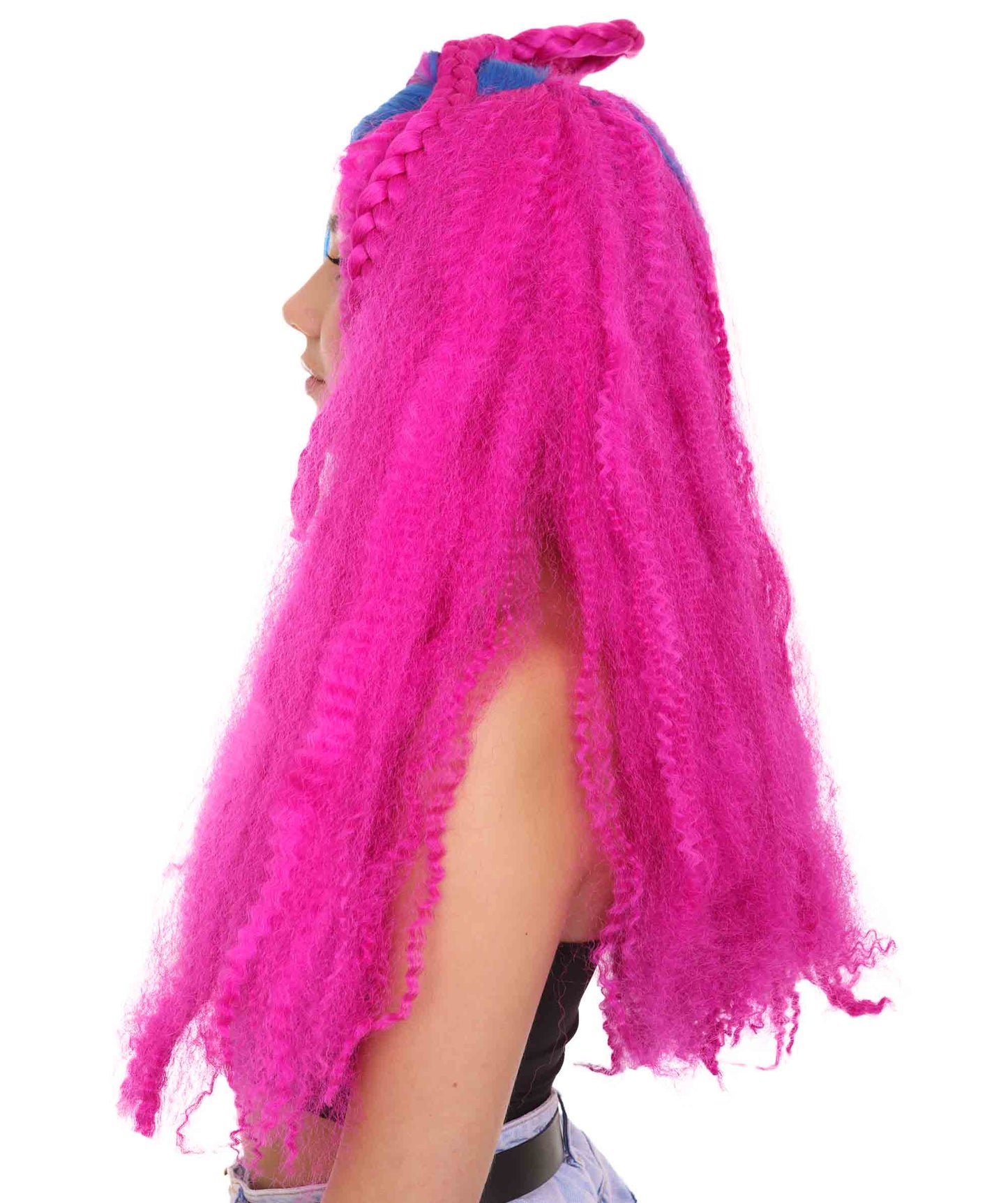 Wigs2youハロウィンパーティープレミアムレディースH-1868 着けやすい 非常に快適 新しいモンスターハイエレクトリファイドAriコスプレウィッグ