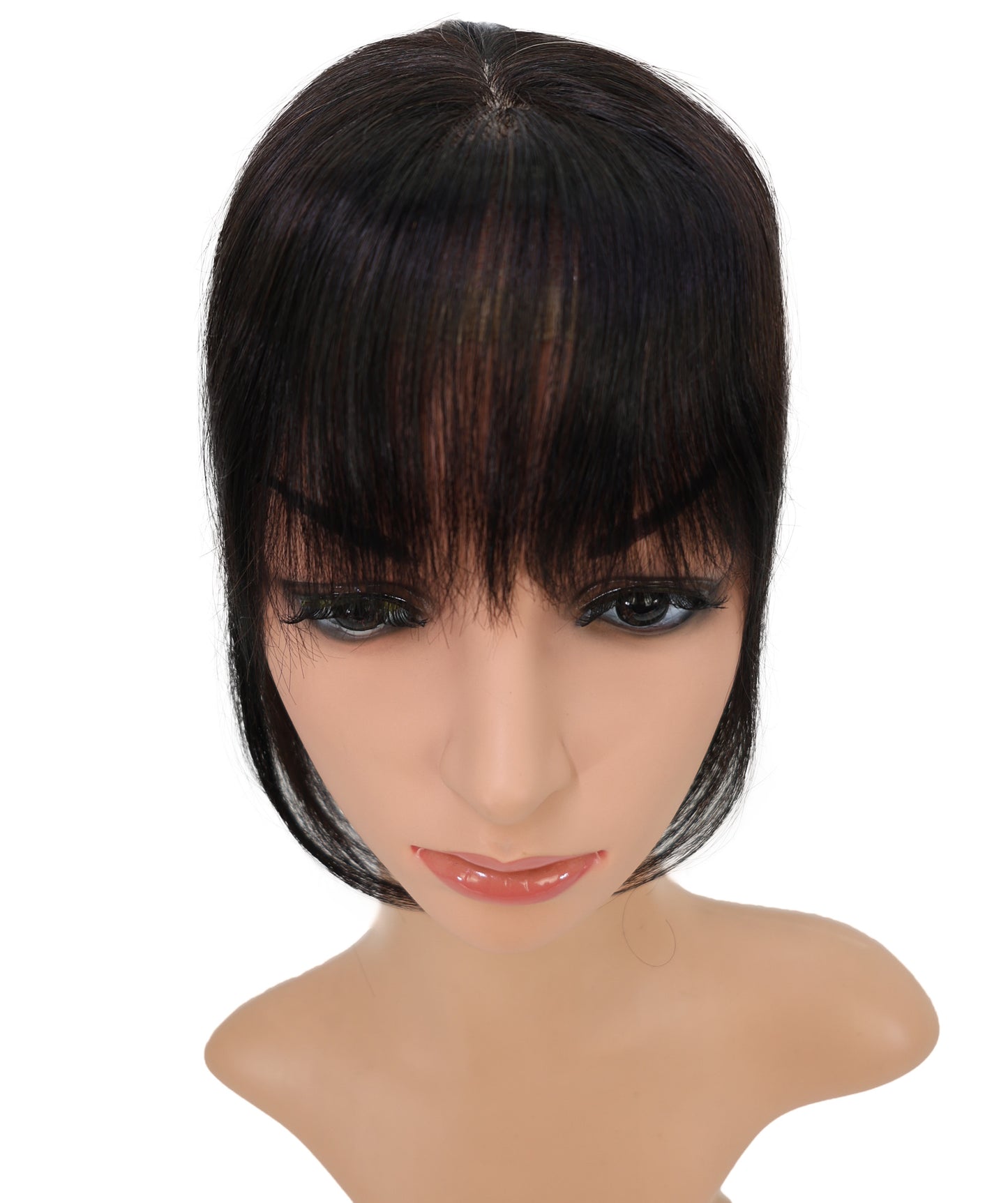 Wigs2you W-8481 部分ウィッグ _ 100%人毛、9" 軽量トップヘアピース _ 医療用・日常用