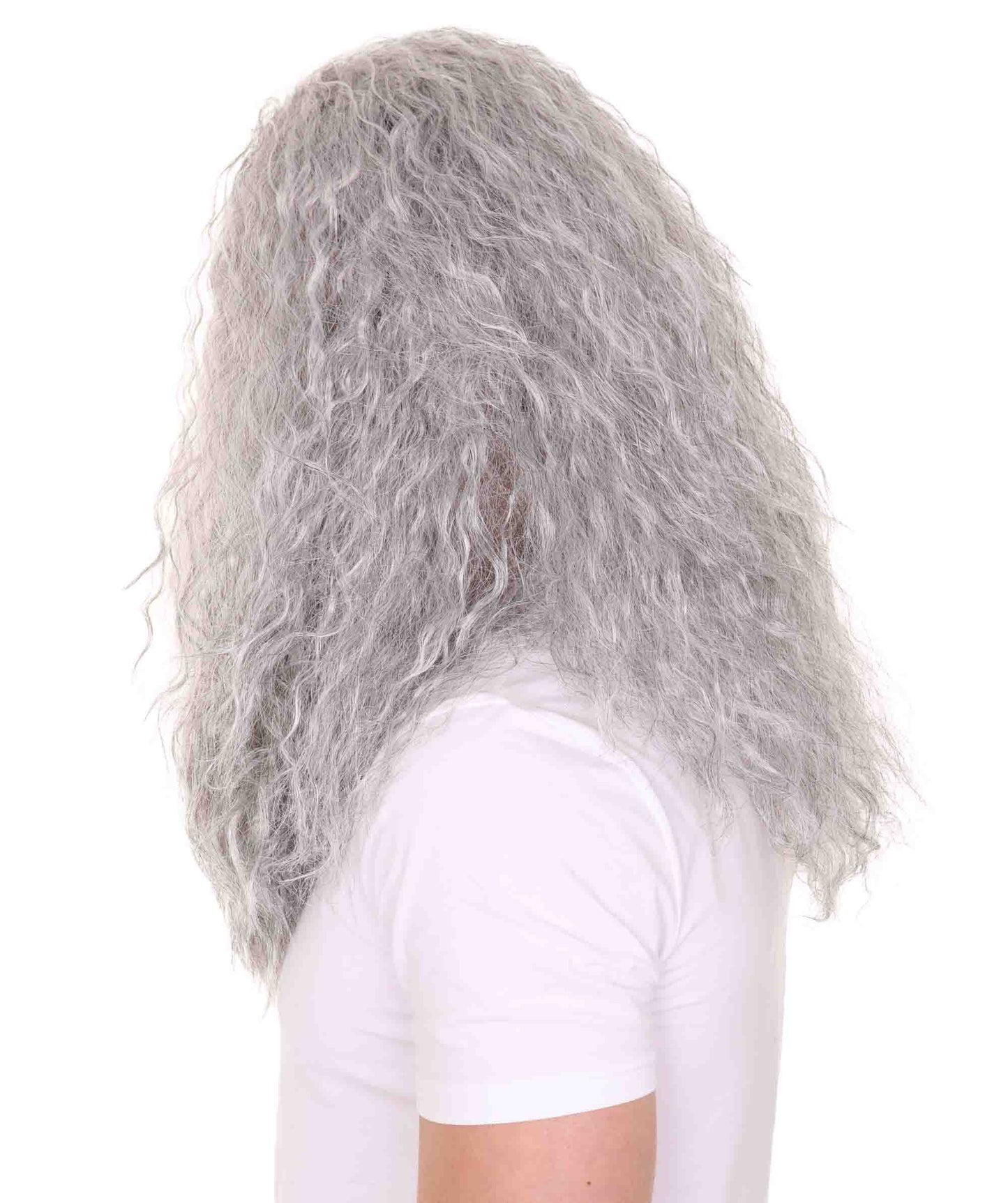Wigs2you ハロウィンパーティー プレミアム メンズ H-614 ガンダルフ ウィッグとヒゲ グレー色