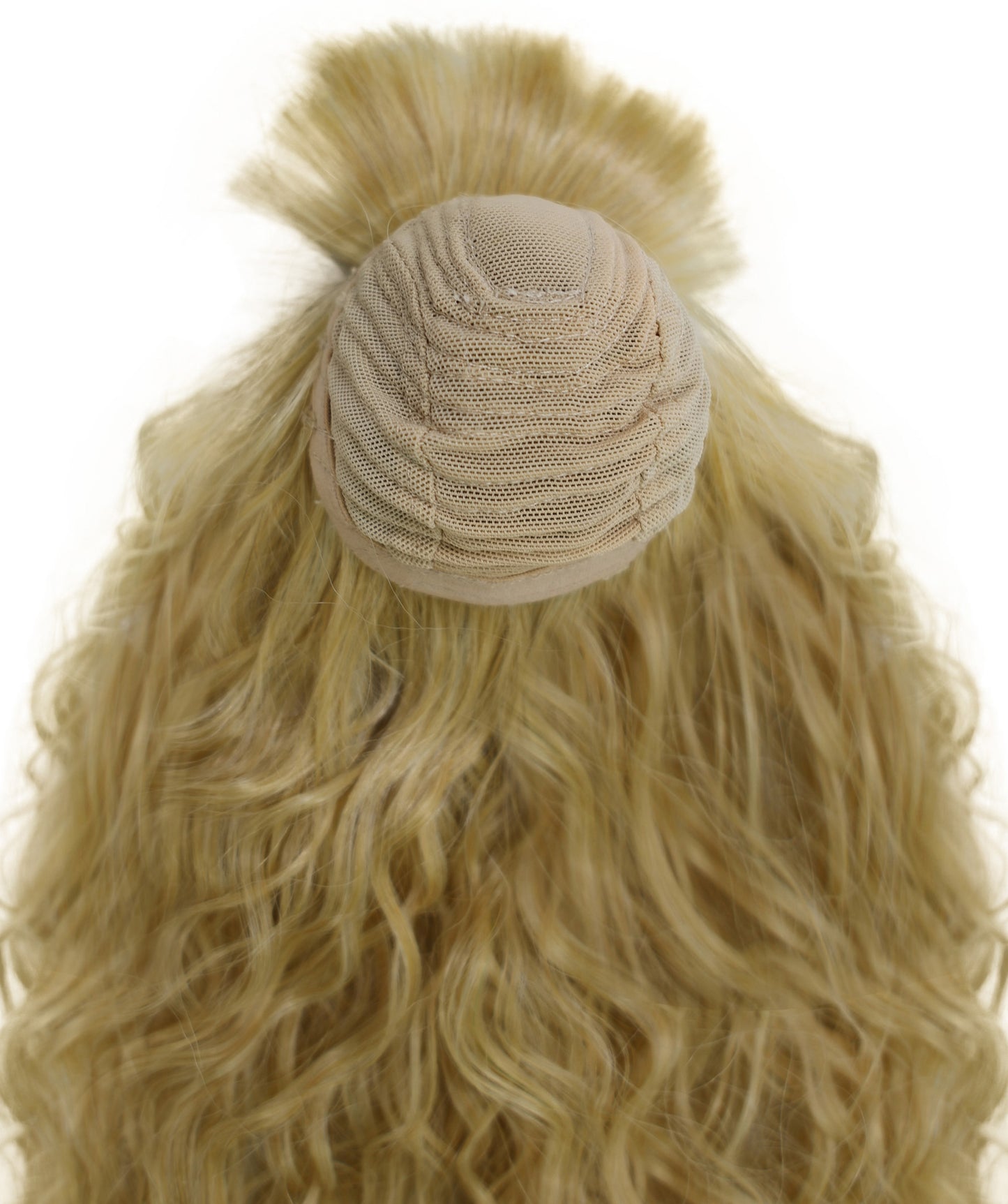 Wigs2you WD40-028 ドールヘアウィッグ、1/3サイズ BJDドール用ウィッグ ライトブロンド カーリー 14インチ 合成繊維