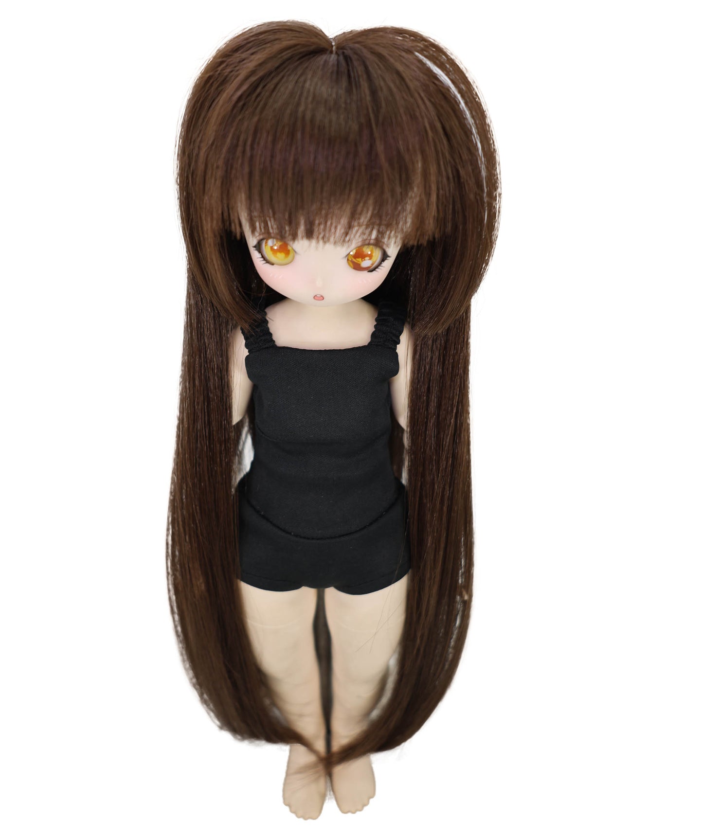 Wigs2you 15インチ バーガンディ ロングストレート ドールウィッグ – コスプレ&BJDドール用合成毛 WD40-042