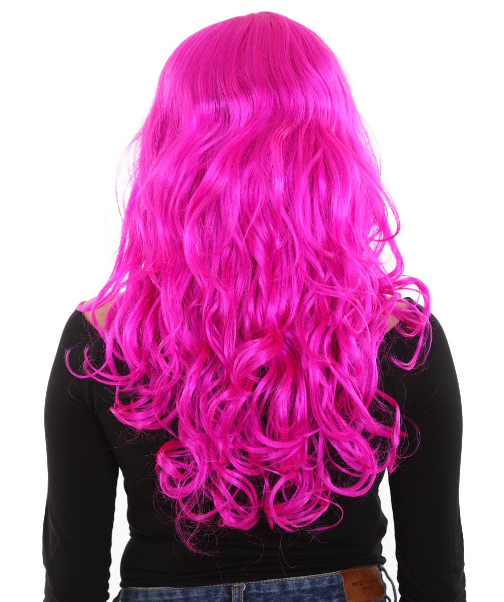 Wigs2you ハロウィンパーティープレミアム H-845 バットマン 女性ジョーカーウィッグ ネオンフューシャカラー