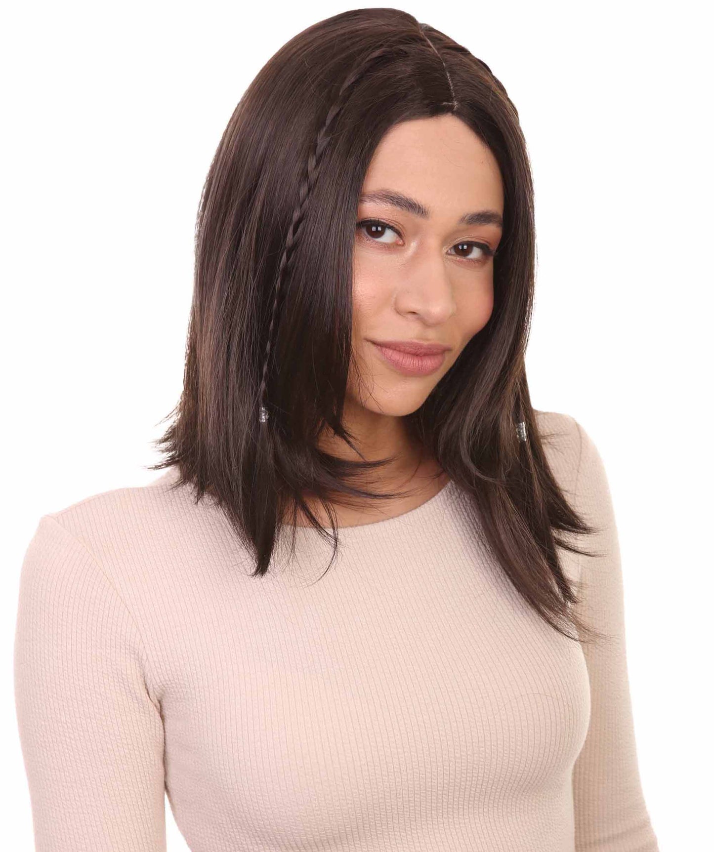 Wigs2you ハロウィンパーティープレミアム レディース H-919 スワンプクイーンウィッグ ダークブラウン色