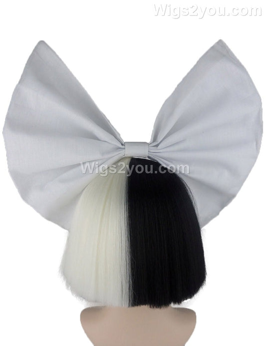 爆発音をもつ白黒の割れた染料ボブ|複数の色&スタイル・オプション| HPO H-530