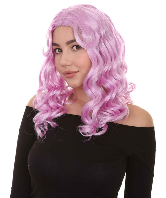 Wigs2you ハロウィンパーティー プレミアム レディース H-1092 アリスウィッグ 鏡の国のアリス パープル色