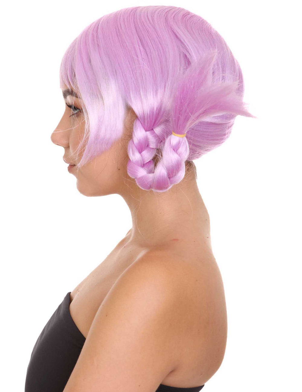 Wigs2you ハロウィンパーティー プレミアム レディース H-1642 簡単装着 とても快適 ピッピ ライラック