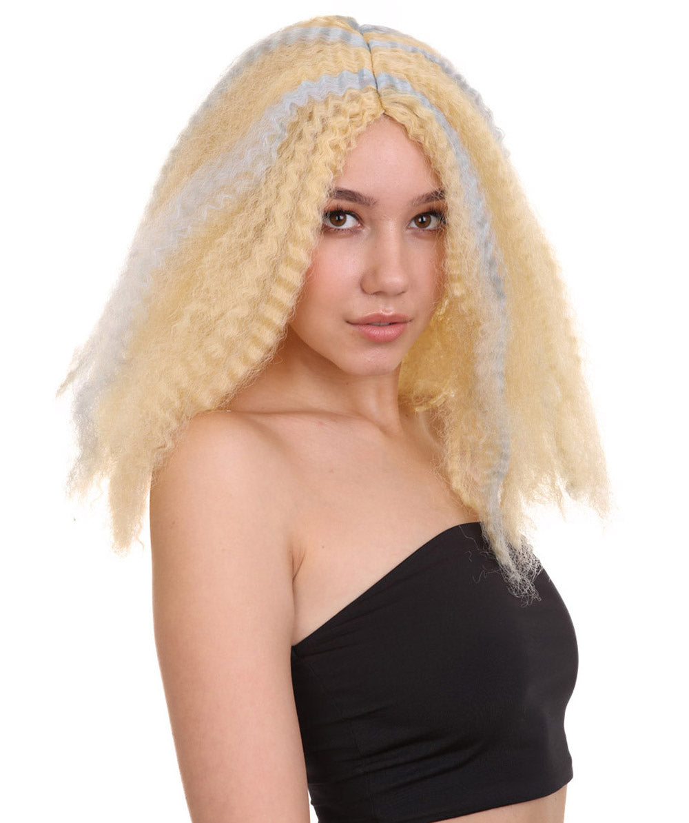 Wigs2you ハロウィンパーティ プレミアムレディース H-984 ショルダーレングス カーリーブロンドウィッグ